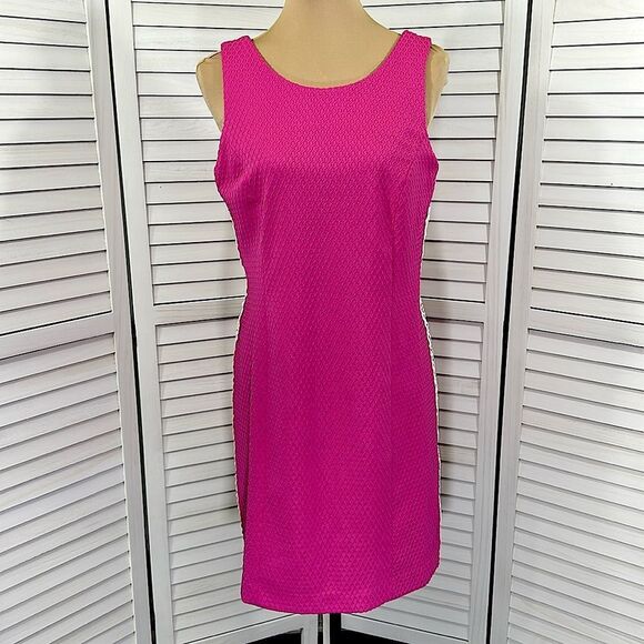 Pappagallo Dress Size 6 Sheath Pink Sleeveless NWT - Picture 3 of 10